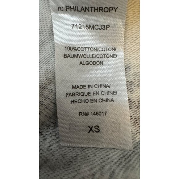 N: Philanthropy XS Snake Print V-Neck Short Sleeve Dress Cotton Soft Casual - Picture 4 of 14